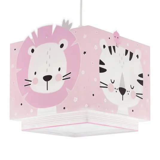 Lampada a sospensione per bambini Dalber BABY JUNGLE, rosa Saldi