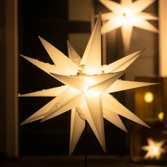 Stella LED da esterni, picchetto, Ø 55 cm, bianco Ultimissimo Modello