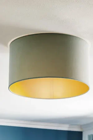 Ultime Pezzi Plafoniera Golden Roller Ø 40 cm verde menta/oro