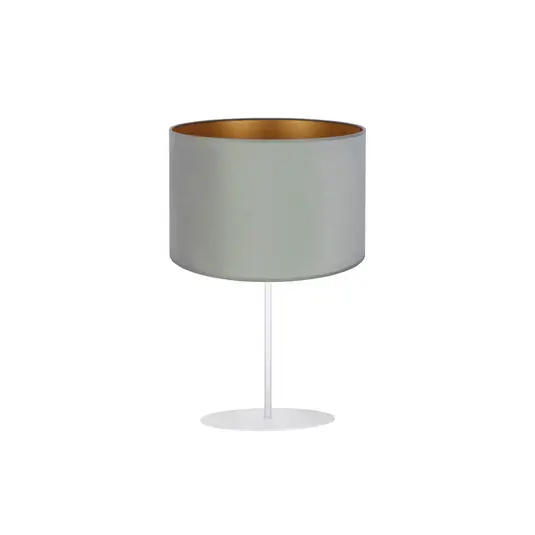 Lampada da tavolo Golden Roller altezza 30 cm verde menta/oro Prezzo Scontato