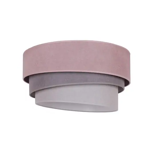 Plafoniera Pastell Trio Ø 60 cm rosa/grigio/grigio chiaro Professionale