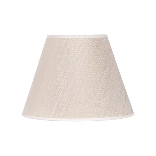 Paralume Sofia Altezza 21 cm, bianco/oro a striscia Vendita Finale
