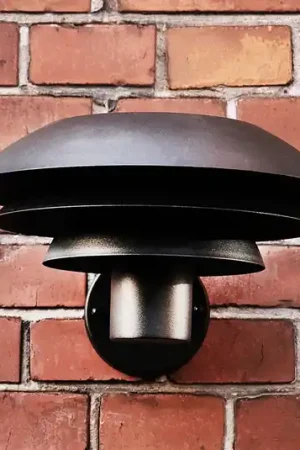 Compra Adesso Dyberg Larsen applique da esterno DL31, nero Ø 31 cm