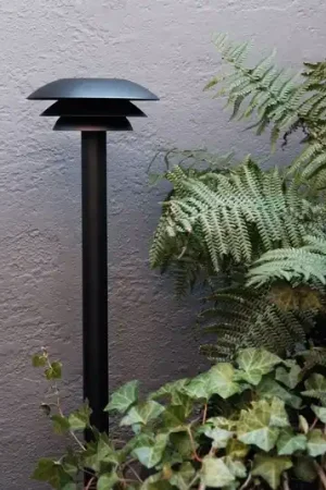 DYBERG LARSEN DL20 Dissuasore per esterni nero Ø 20cm Offerta Limitata