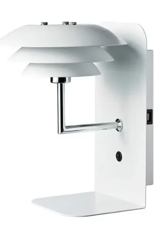 Compra Oggi Stesso Dyberg Larsen DL20 USB Shelf applique, bianco