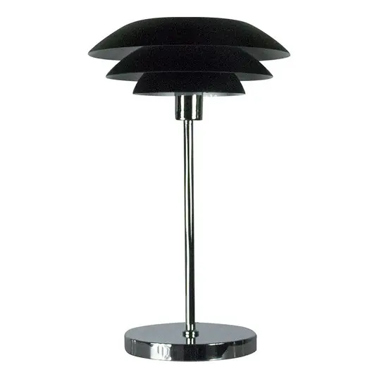 DYBERG LARSEN DL31 lampada da tavolo in metallo nero Popolare
