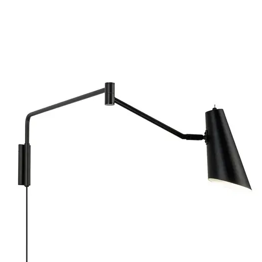 Direttamente Dal Produttore Dyberg Larsen Noa applique con snodo, nera