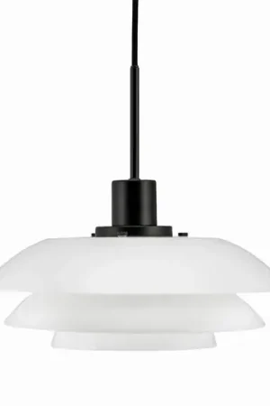 Popolare Dyberg Larsen DL31 a sospensione di vetro, nero