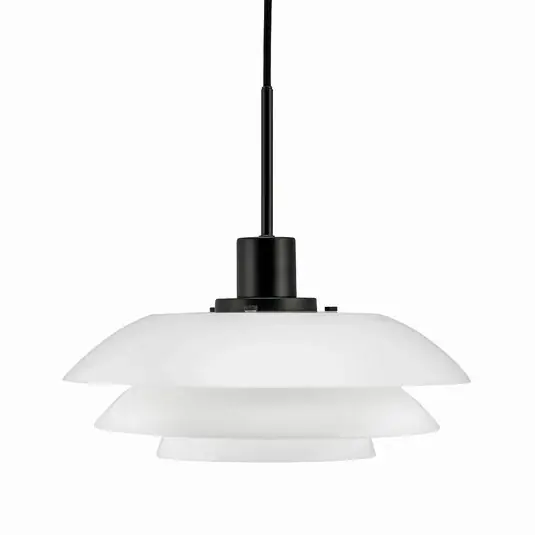 Popolare Dyberg Larsen DL31 a sospensione di vetro, nero