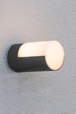 Applique LED da esterni Cyra, 1 luce nero satinato Occasione Imperdibile