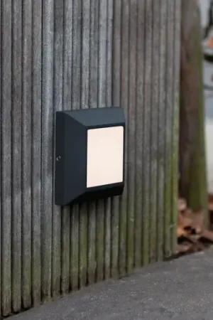 Promozione Esclusiva Applique LED da esterni Helena, frontale 10cm nero