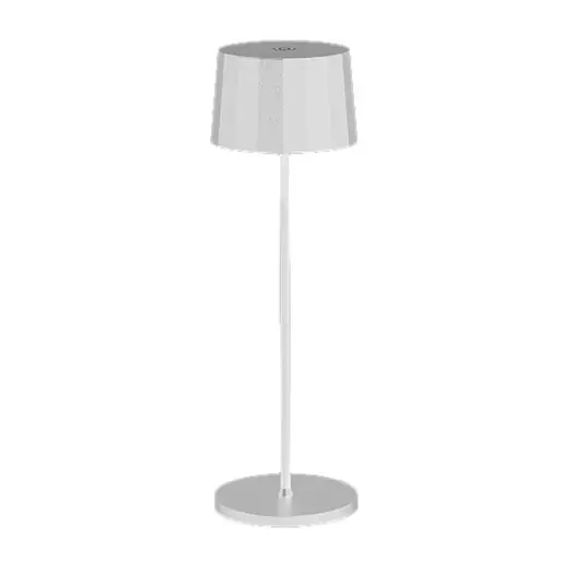 Egger DLS Lampada LED da tavolo ricaricabile Tosca, bianco A Buon Prezzo